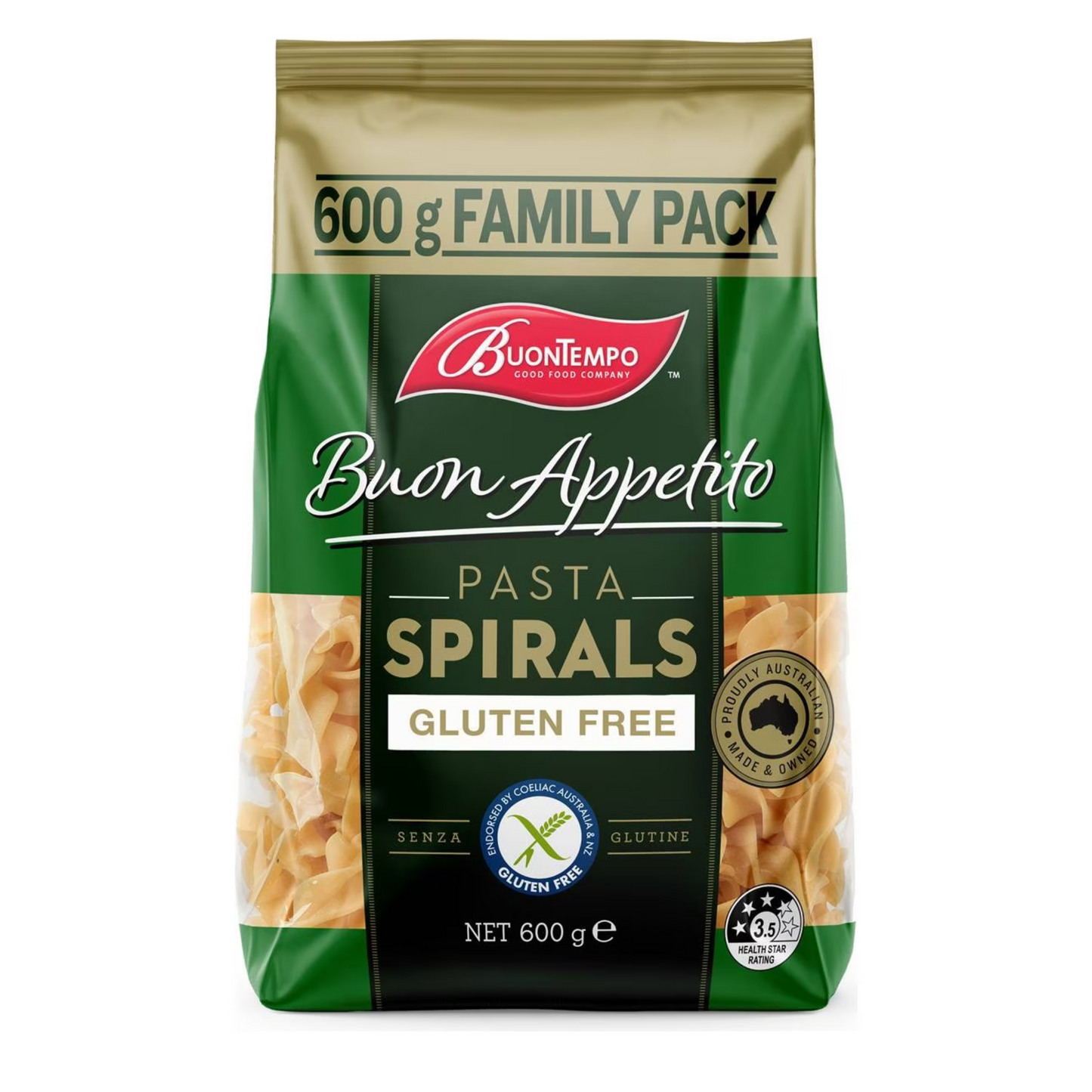 Buontempo Gluten Free Pasta Spirals