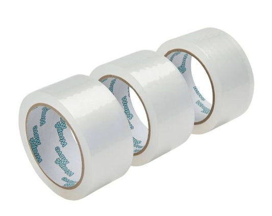 Heavy Duty Packing Tape 3 Pack | 48mm x 50m | Wrap & Move | PF-113211-BN-995666