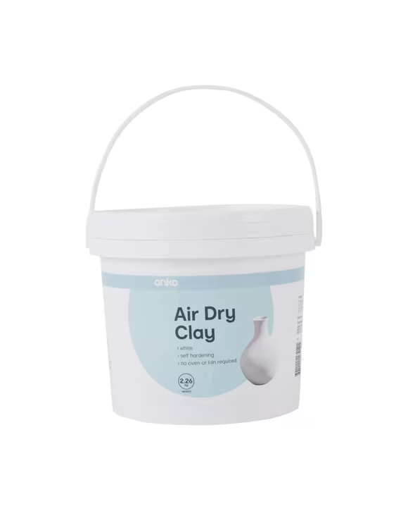 Air Dry Clay - White | Each | Anko | PF-113259-KM-992729