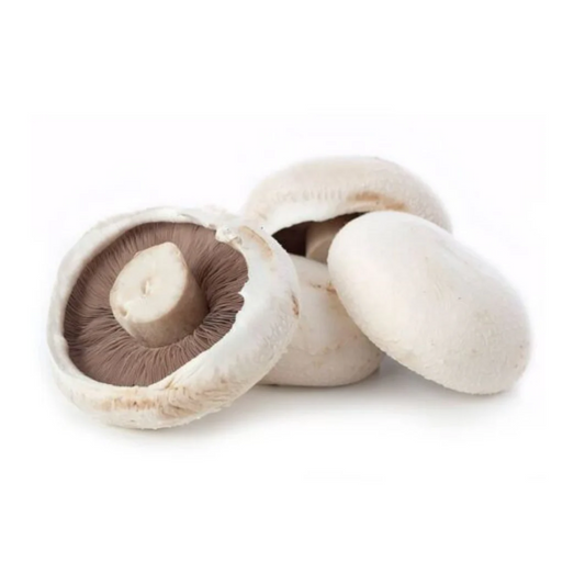 White Flat Mushrooms