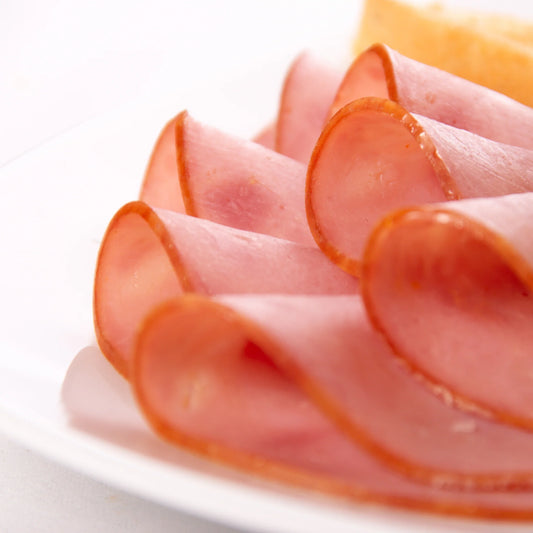 Sliced Champagne Leg Ham Pre-Packaged | 100g | Primo | PF-096222-CG-066478