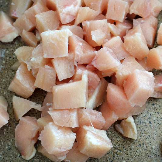 Diced Chicken Breast - Halal (1cm dice) | 1kg | PF-096265-WW-091220