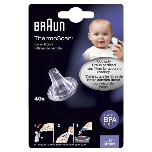 Thermoscan Lens Filters | 40 Pack | Braun | PF-104622-CW-962964