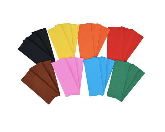 Crepe Paper Assorted Colours 24 Pack | 50cm x 1m | Kadink | PF-113210-OW-994724
