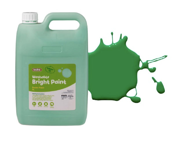 Washable Poster Paint Green | 5l | Kadink | PF-113213-OW-995661
