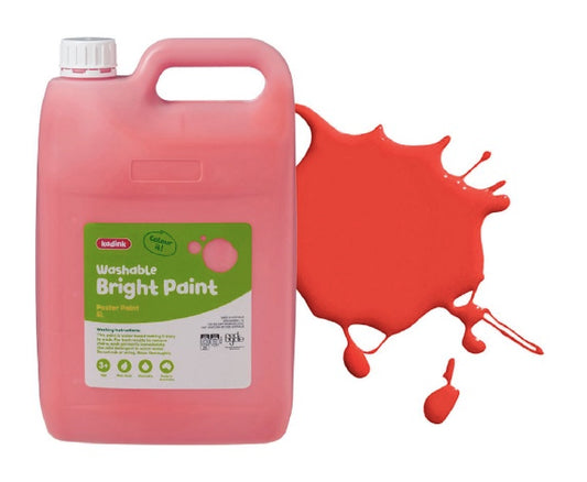 Washable Poster Paint Red | 5l | Kadink | PF-113220-OW-995660