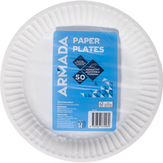 Paper Plates | 50 Pack | Armada | PF-104558-WW-063830