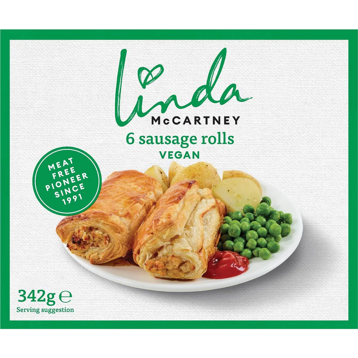 Vegetarian sausage rolls | 6 Pack | Linda Mccartney's | PF-113278-WW-099550